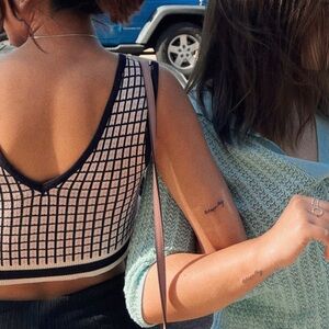 Crop sweater vest. Very cute